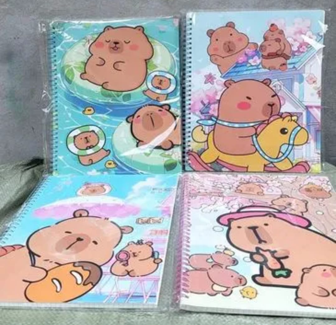 CUADERNO ANILLADO CAPIBARA MEDIANO