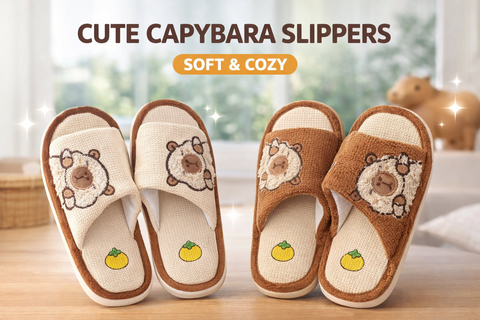 PANTUFLAS CAPIBARA