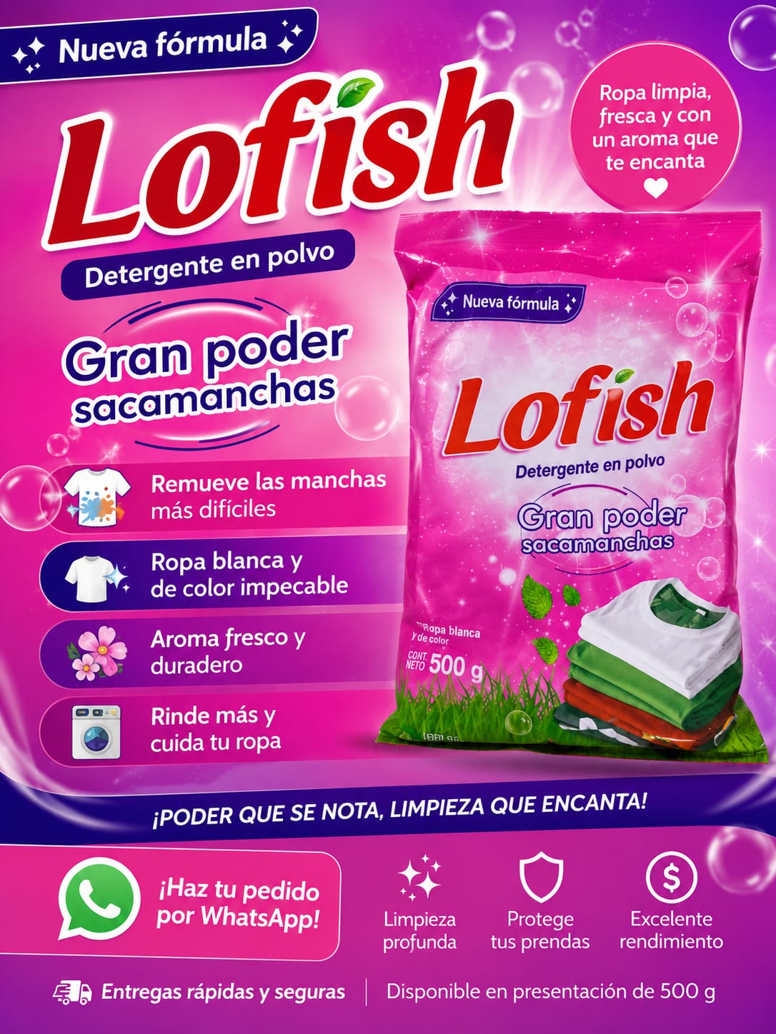 DETERGENTE EN POLVO LOFISH
