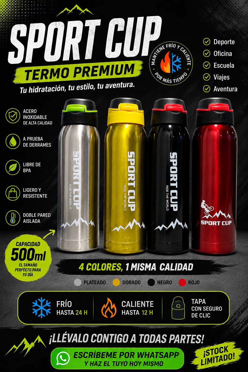 🔥 TERMO TOMATODO 500ml 🔥