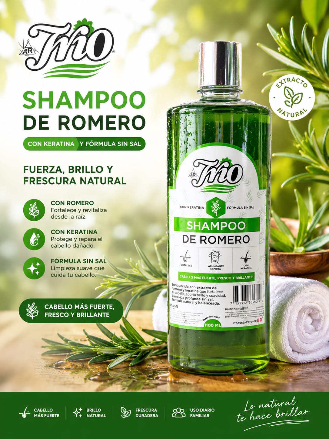 💚 SHAMPOO DE ROMERO 💚