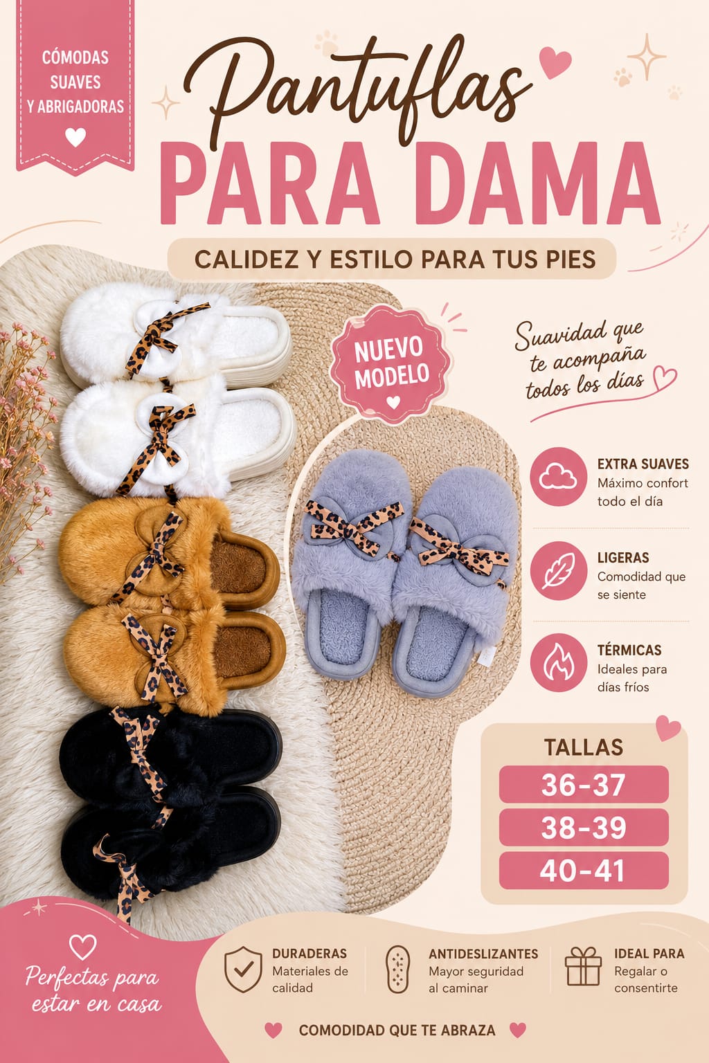 ✨ PANTUFLAS DE DAMA ✨