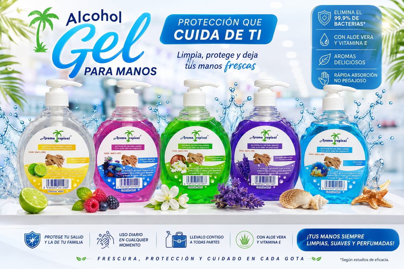 ✨🧴 ALCOHOL GEL PARA MANOS 🧴✨